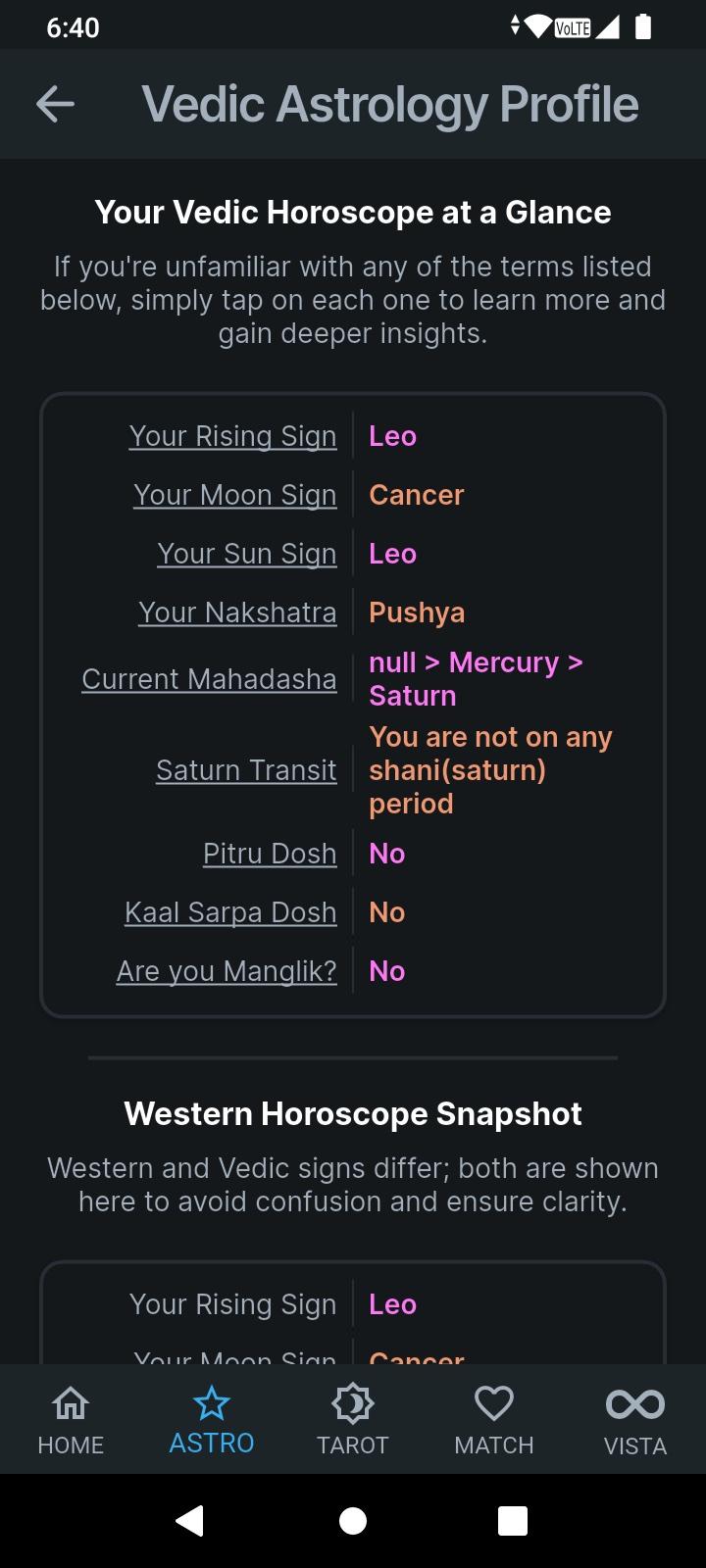 Your Personalized Birth Chart